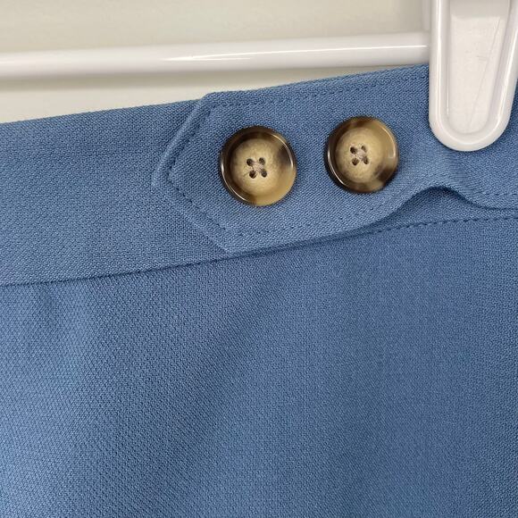 Banana Republic Factory Pencil Skirt Womens size 6 Blue Preppy Career Work Basic - Picture 4 of 7